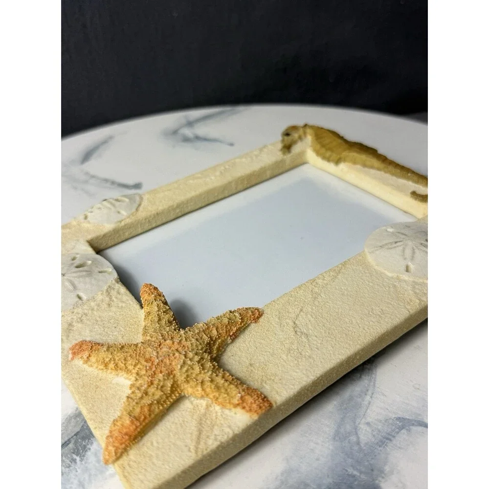 Vintage Life Echoes Sea 4 X 6 Picture Frame Sea Horse Sand Starfish